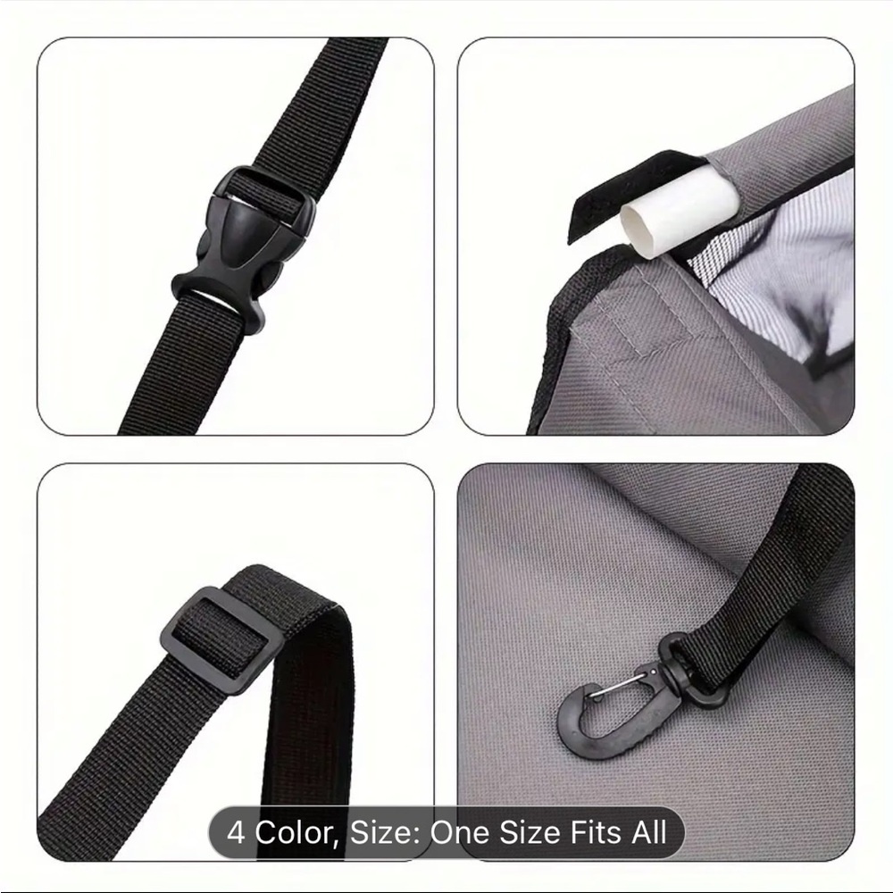 ⭐️⭐️ SOLD ⭐️⭐️ Gray Animal Car Seat - Picture 4 of 6